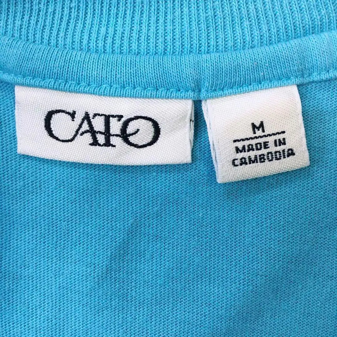 Z0170 CATO T -shirt light blue M plain