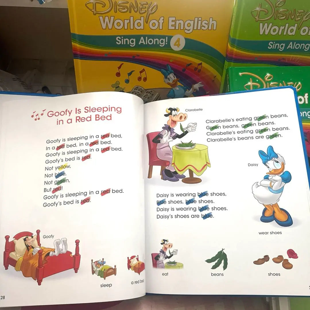 LIBRO y CD de DWE Sing Along comprados en 2022 No usados