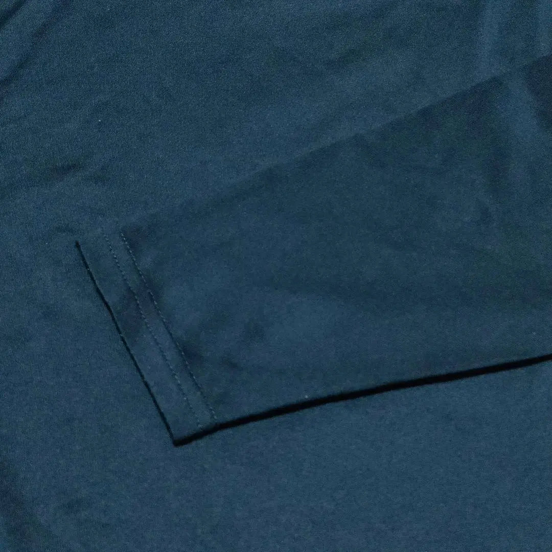 Camisa Lucox Portif de manga larga con corte de sierra y cuello redondo elástica de un solo punto