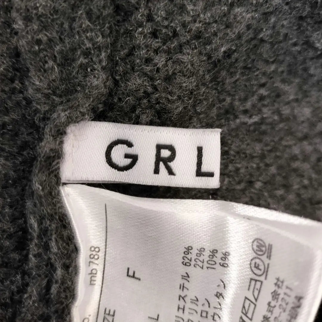 Jersey de punto gris Grail para mujer, talla única