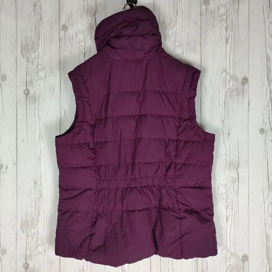 NIKE Down Vest Down Jacket High Neck One Point XL