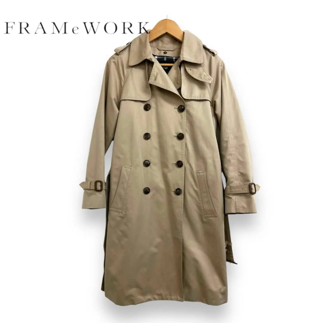 Framework with liner trench coat 38 | FRAMeWORK ライナー付きトレンチコート 38