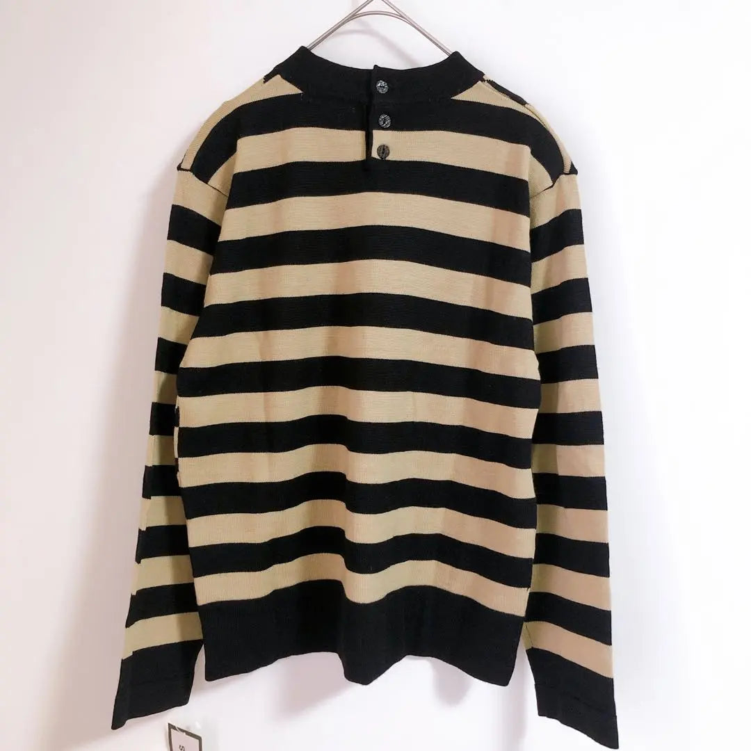 [New] [SAWADICA] (LL) Border Pattern Knit Sweater/Pullover/All-over Pattern