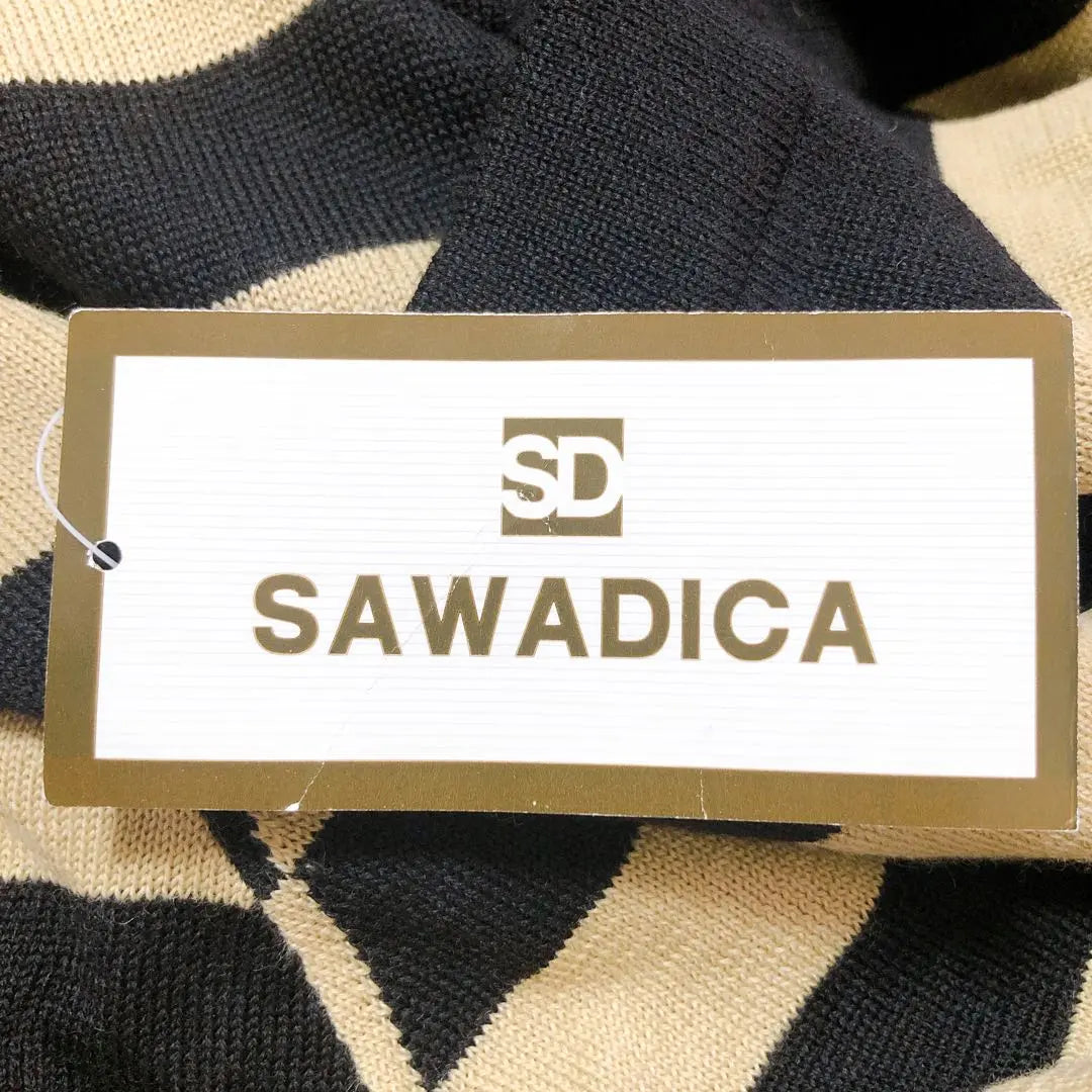 [New] [SAWADICA] (LL) Border Pattern Knit Sweater/Pullover/All-over Pattern