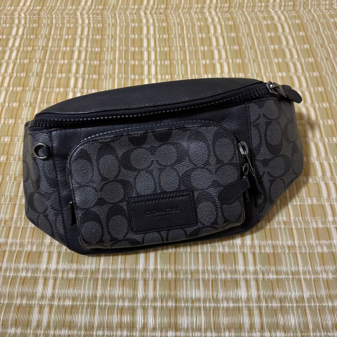 COACH Monogram Leather Waist Pouch