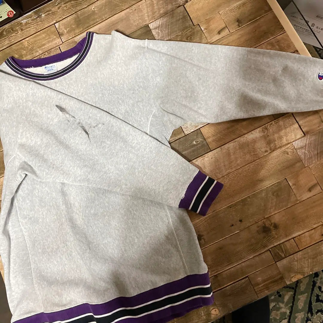 【rare! 】Champions REVERSE WEAVE Ringer Sweatshirt