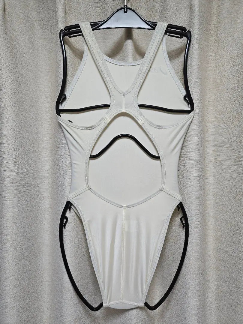 ASICS Competitive Swimsuit Hydro CD ALS85T Size M White White Resistant