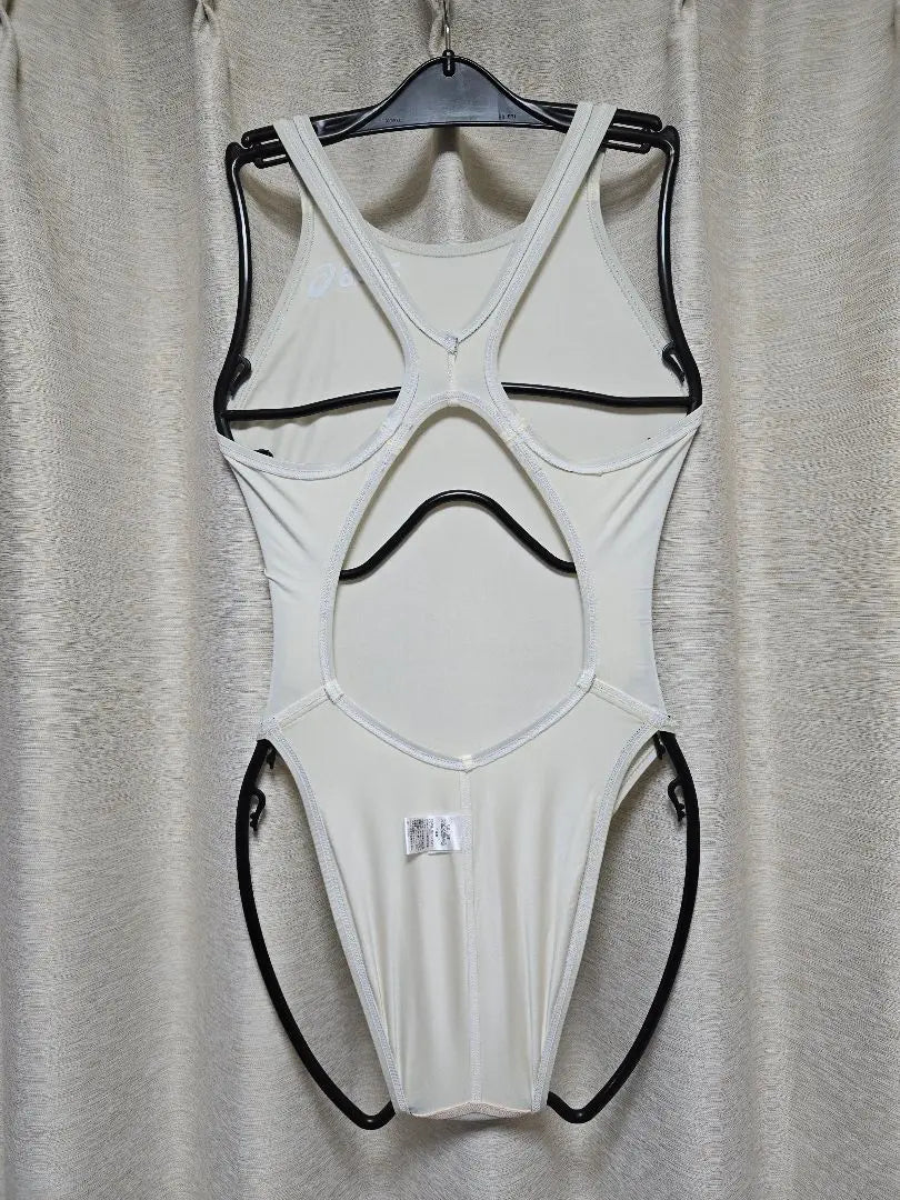 Bañador de competición ASICS Hydro CD ALS85T Talla M Blanco Resistente al agua