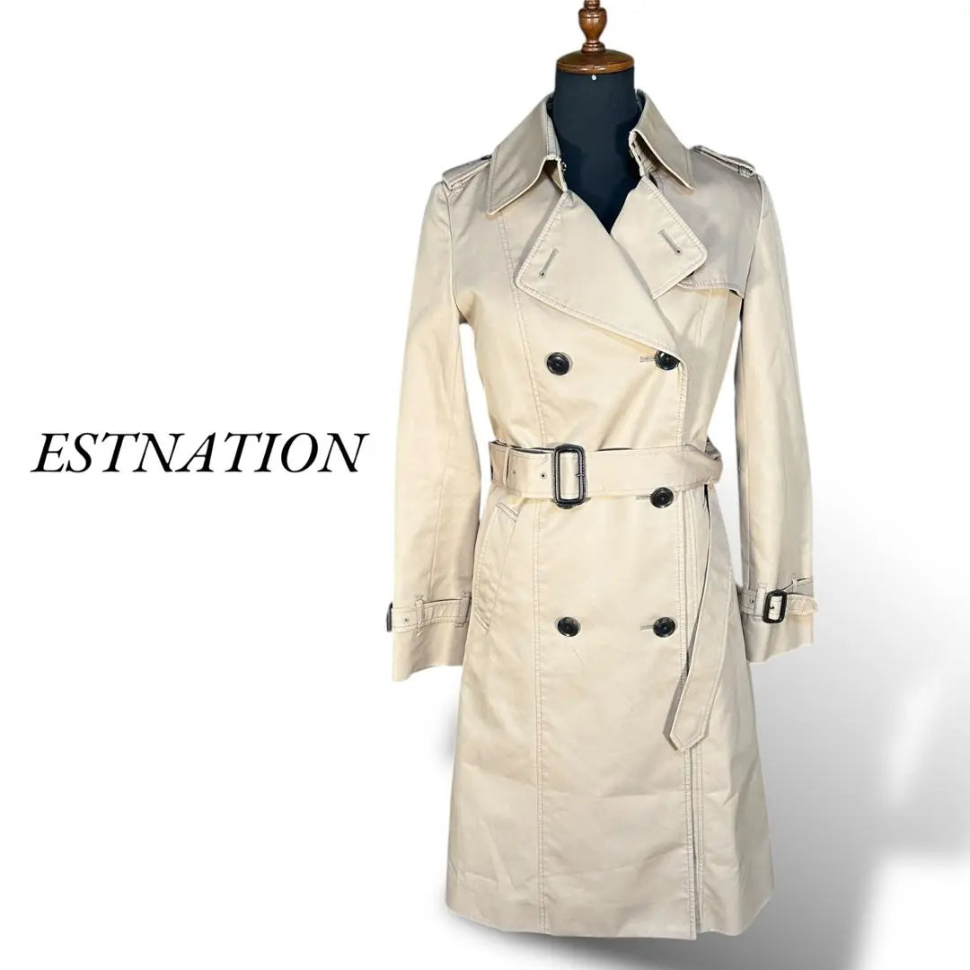 Estnation Luxury long trench coat with warm innerwear