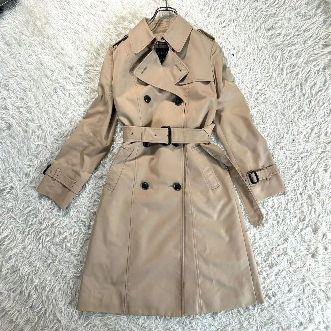 Estnation Luxury long trench coat with warm innerwear