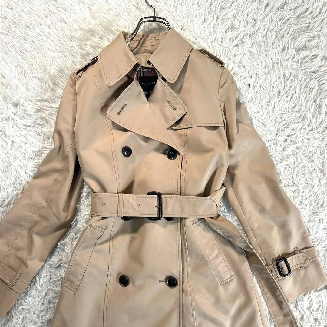 Estnation Luxury long trench coat with warm innerwear