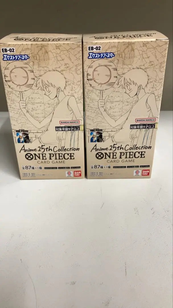 Anime 25th Collection Juego de cartas de One Piece 2 | Colección Anime 25 ワンピースカードゲーム 2個セット