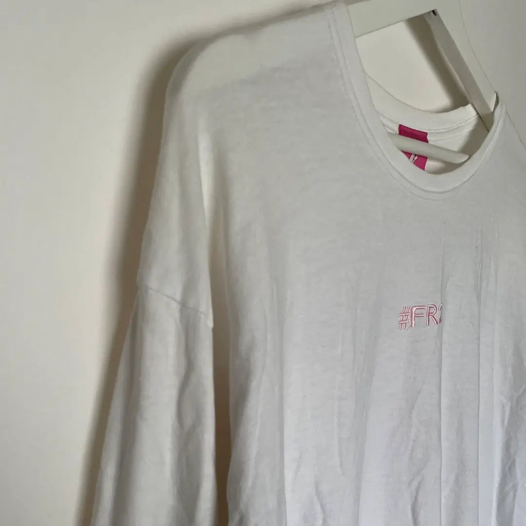 #FR2 Back print long sleeve long T-shirt pink | #FR2 エフアールツー　バックプリント　長袖　ロング　Tシャツ　ピンク