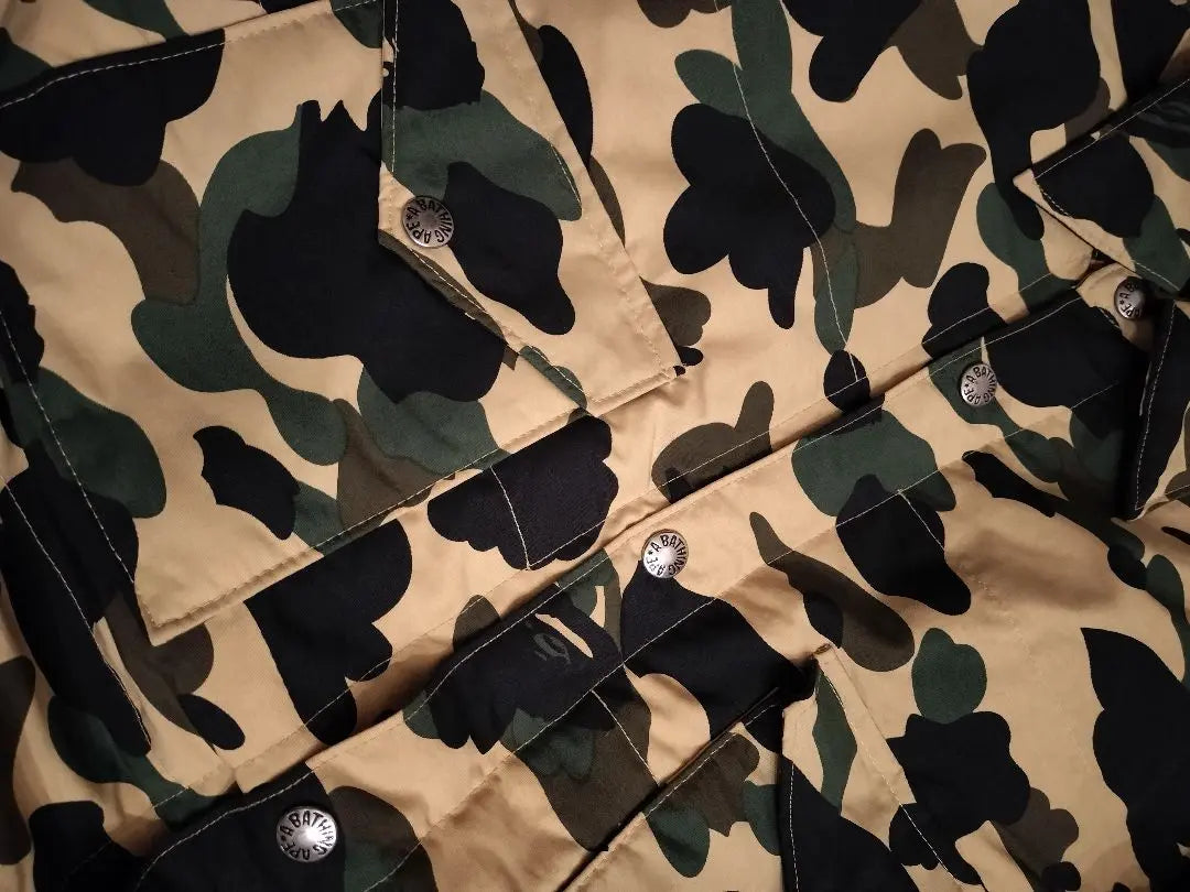 Geki Rare 1st APE APE Camouflage camouflage Down jacket L | 激レア 1st ape エイプ カモフラ 迷彩 ダウン ジャケット L