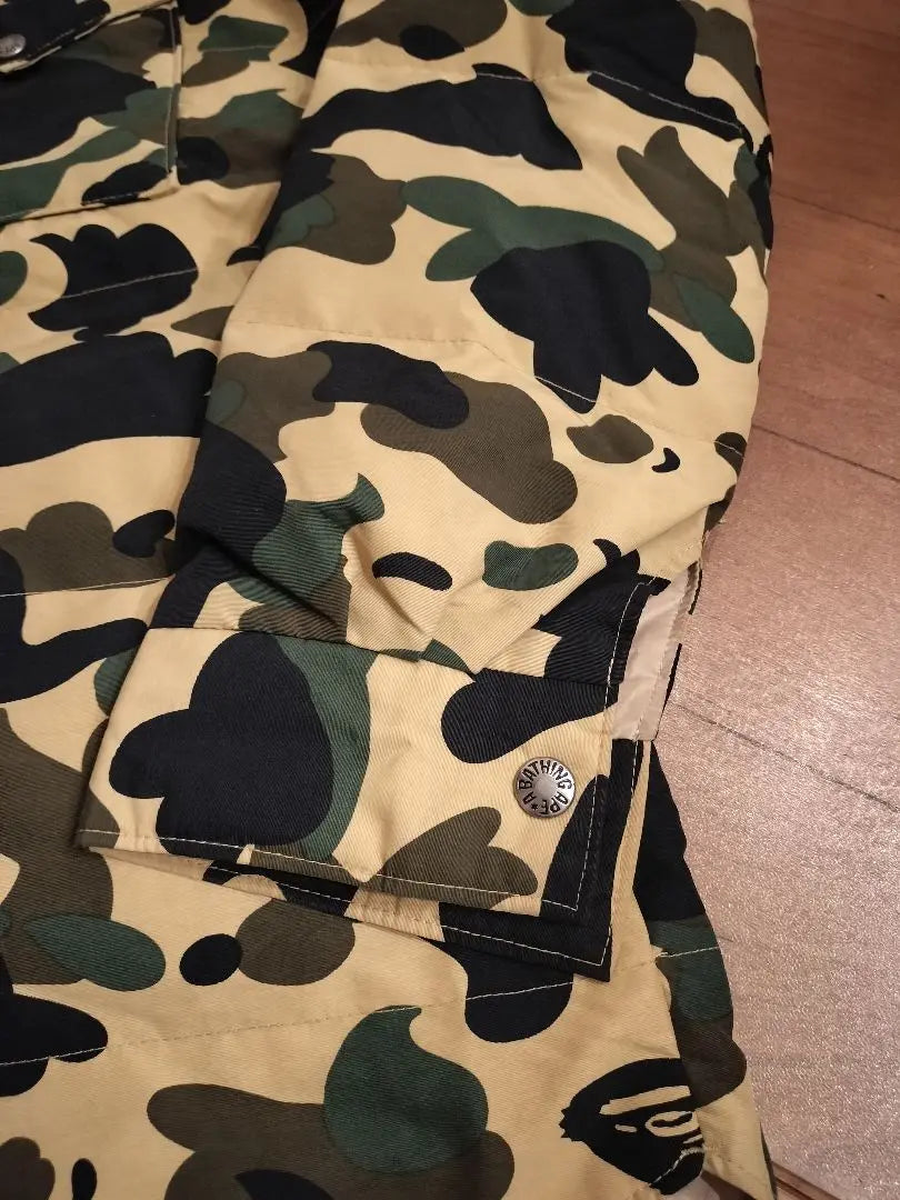 Geki Rare 1st APE APE Camouflage camouflage Down jacket L | 激レア 1st ape エイプ カモフラ 迷彩 ダウン ジャケット L