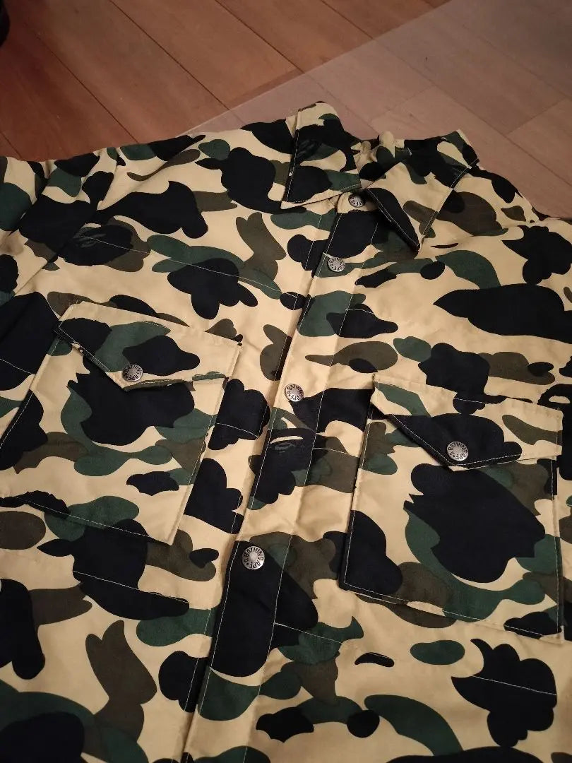 Geki Rare 1st APE APE Camouflage camouflage Down jacket L | 激レア 1st ape エイプ カモフラ 迷彩 ダウン ジャケット L