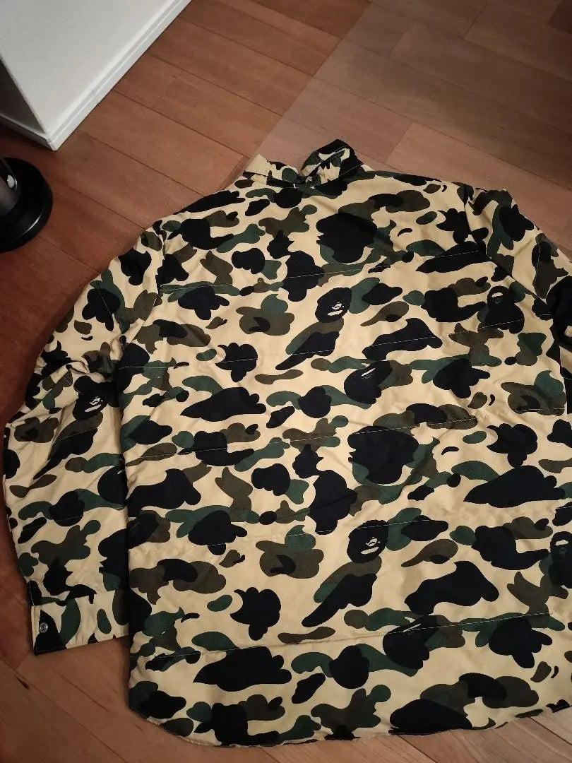 Geki Rare 1st APE APE Camouflage camouflage Down jacket L | 激レア 1st ape エイプ カモフラ 迷彩 ダウン ジャケット L