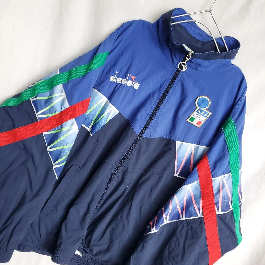 90s Deirdra Track Nylon Jacket Italy National Team Soccer World Cup