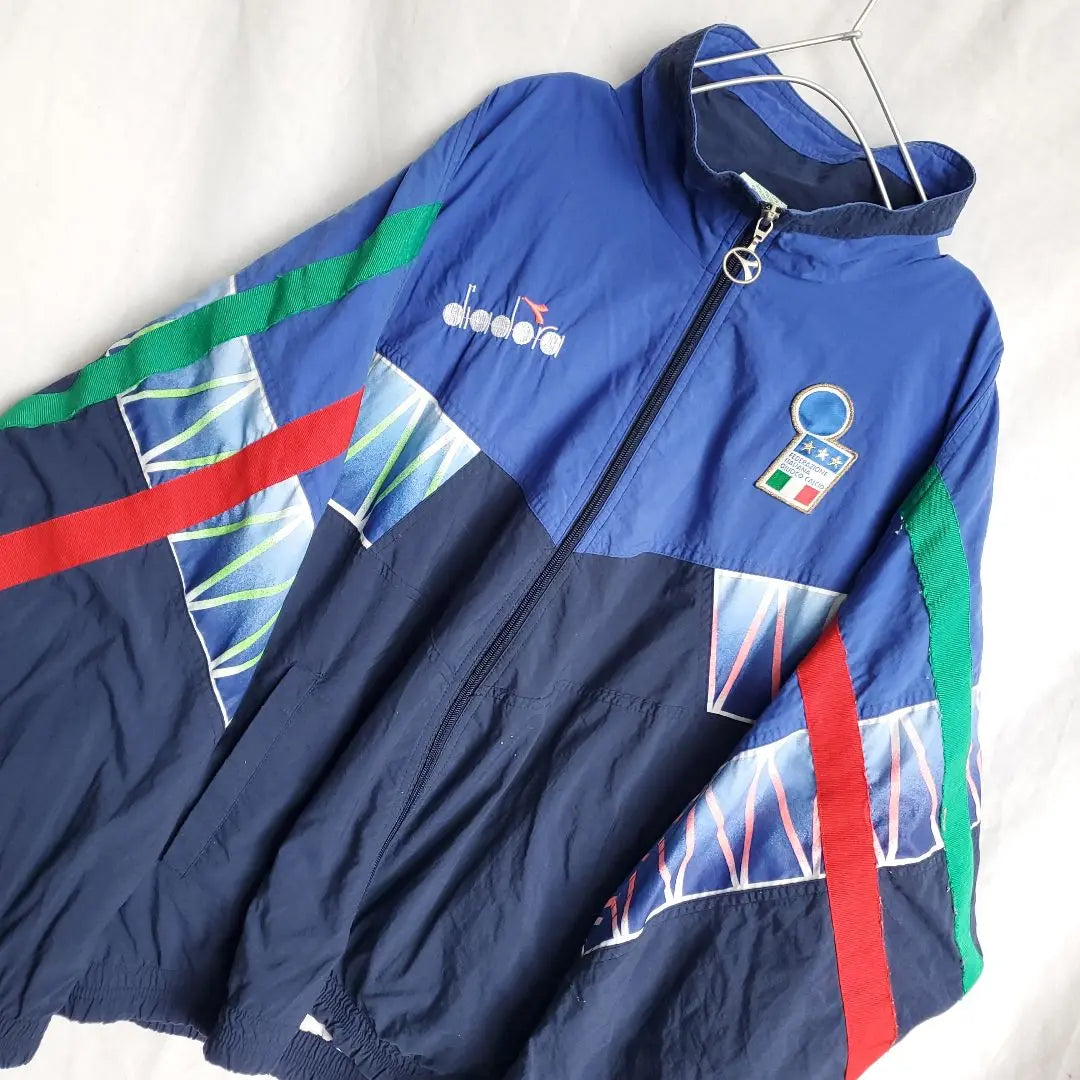 90s Deirdra Track Nylon Jacket Italy National Team Soccer World Cup