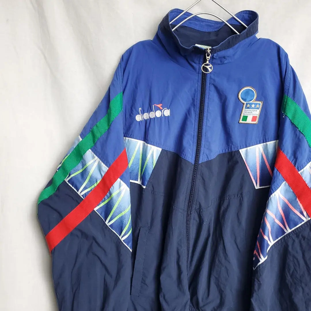 90s Deirdra Track Nylon Jacket Italy National Team Soccer World Cup