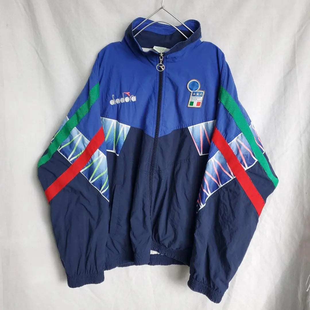 90s Deirdra Track Nylon Jacket Italy National Team Soccer World Cup