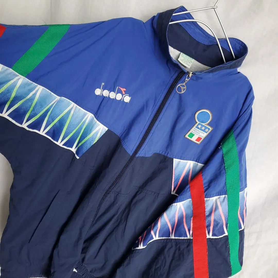 90s Deirdra Track Nylon Jacket Italy National Team Soccer World Cup