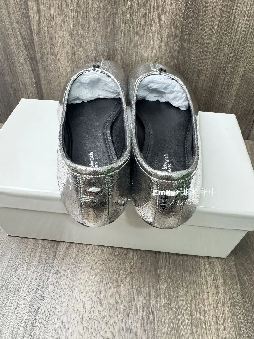 Maison Margiela "Tabi" Mary Jane Silver