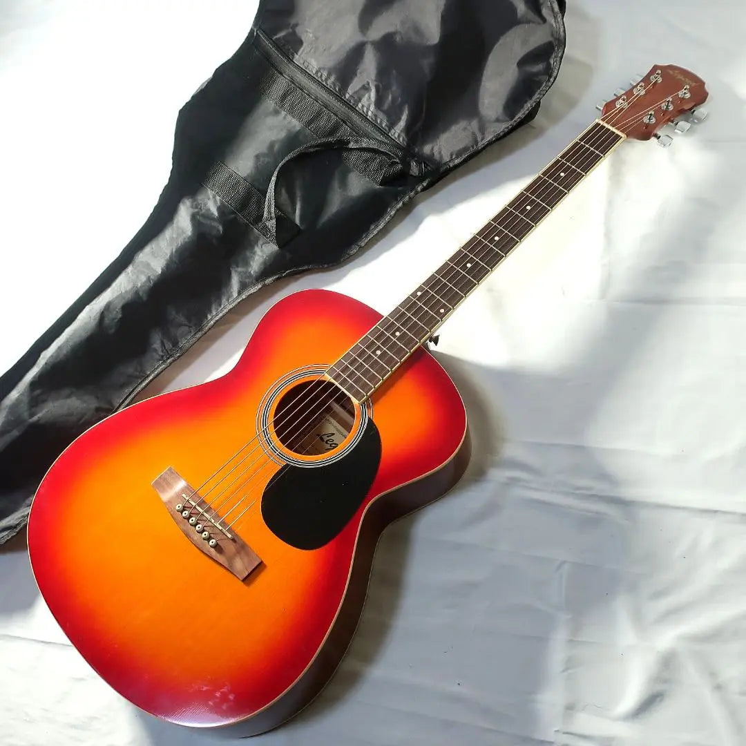 Legend FG-15 CS guitar with case Cherry Sunburst