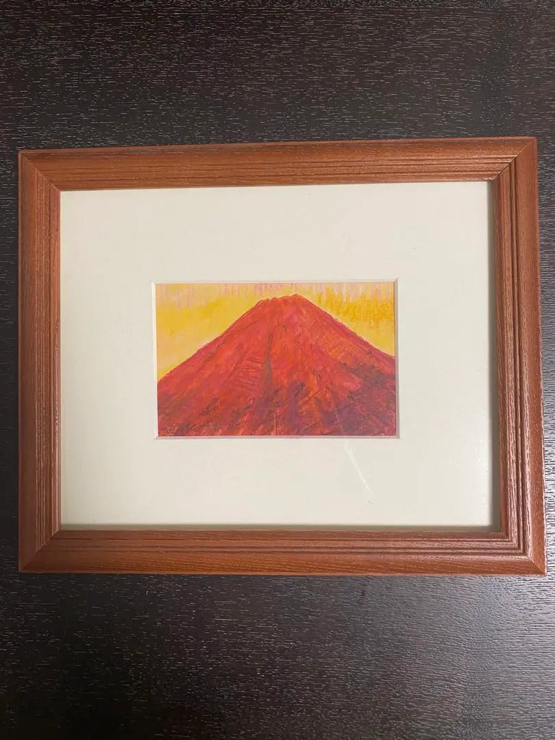 Red Fuji with frame