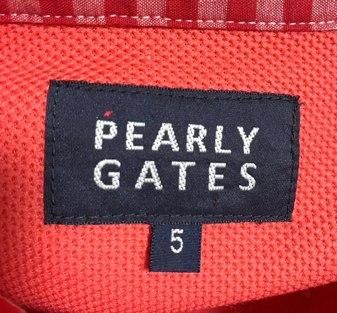 [Within 24 hours/anonymous delivery]Pearly Gates Men's Short Sleeve Polo Shirt Size 5