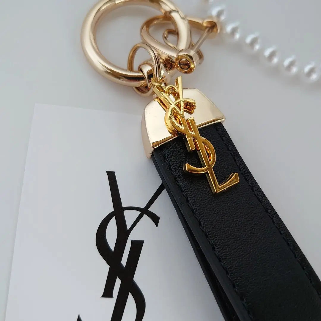 Eve Saint Laurent YSL❤ Vintage Charm ❤ Llavero Llavero | イブサンローラン YSL❤ヴィンテージ チャーム❤ キーホルダー キーリング