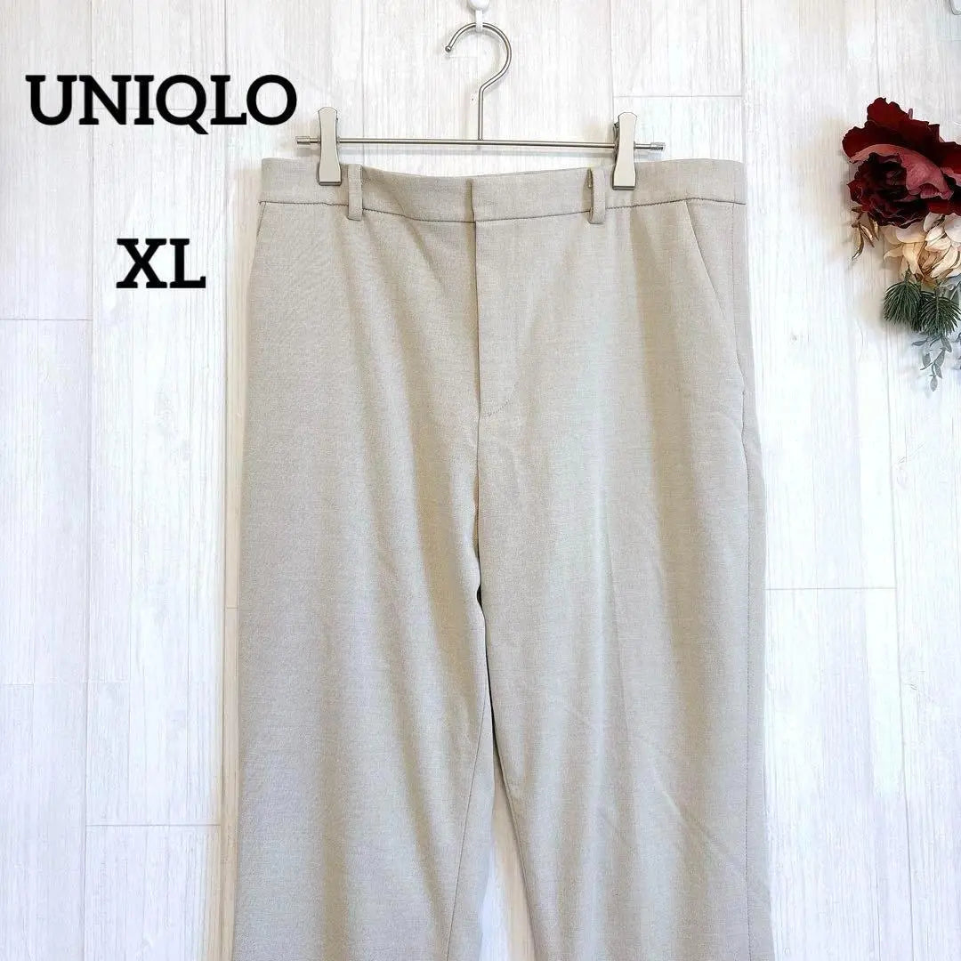 [UNIQLO] Ankle Pants Slacks Stretch Beige XL