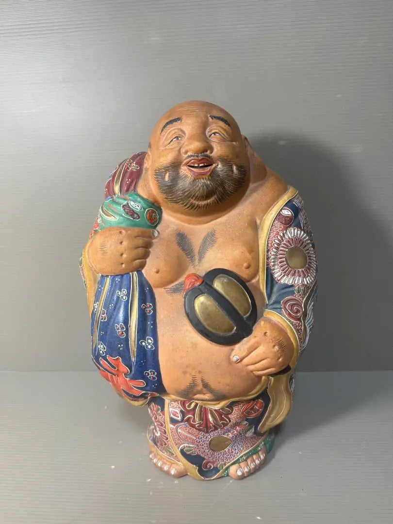 2489 Kutani ware Hotei figurine