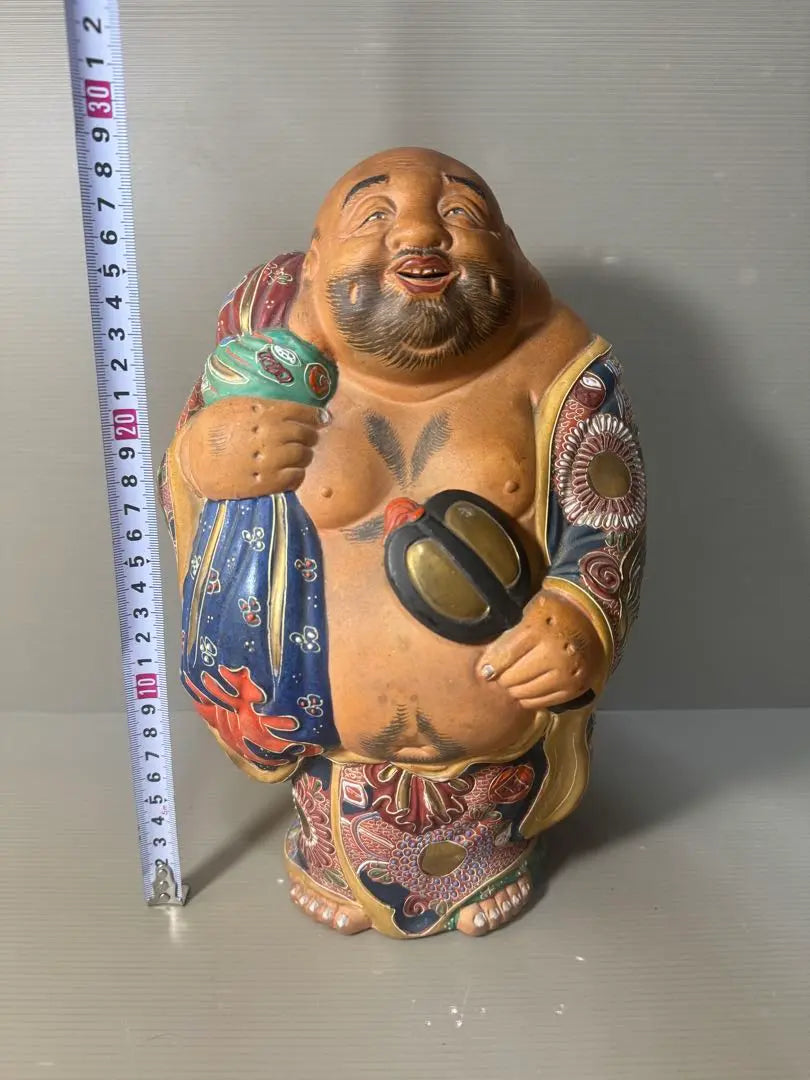 2489 Kutani ware Hotei figurine