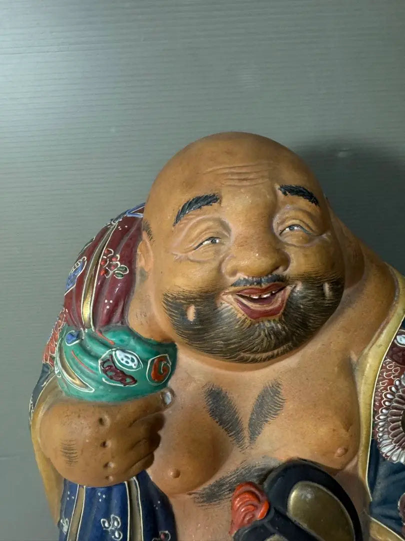 2489 Kutani ware Hotei figurine