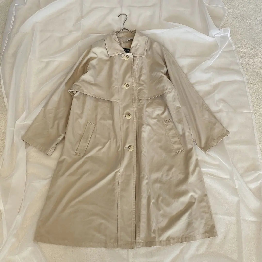 n2290 Sanyo Tokyo New York Spring Coat Beige 9AR