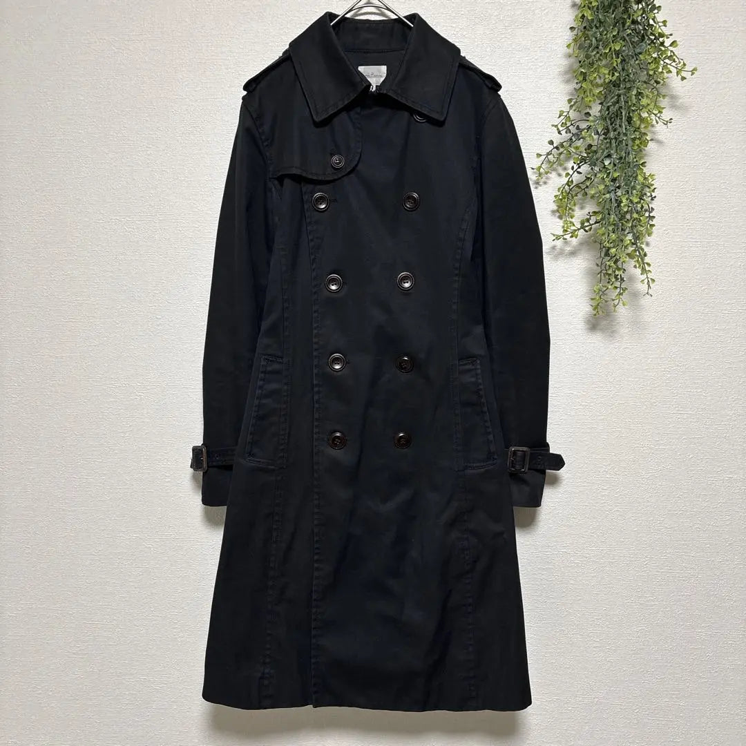 Lope Gabardina Picnic Abrigo Primavera Negro 38 | ロペピクニック トレンチコート ブラック 38