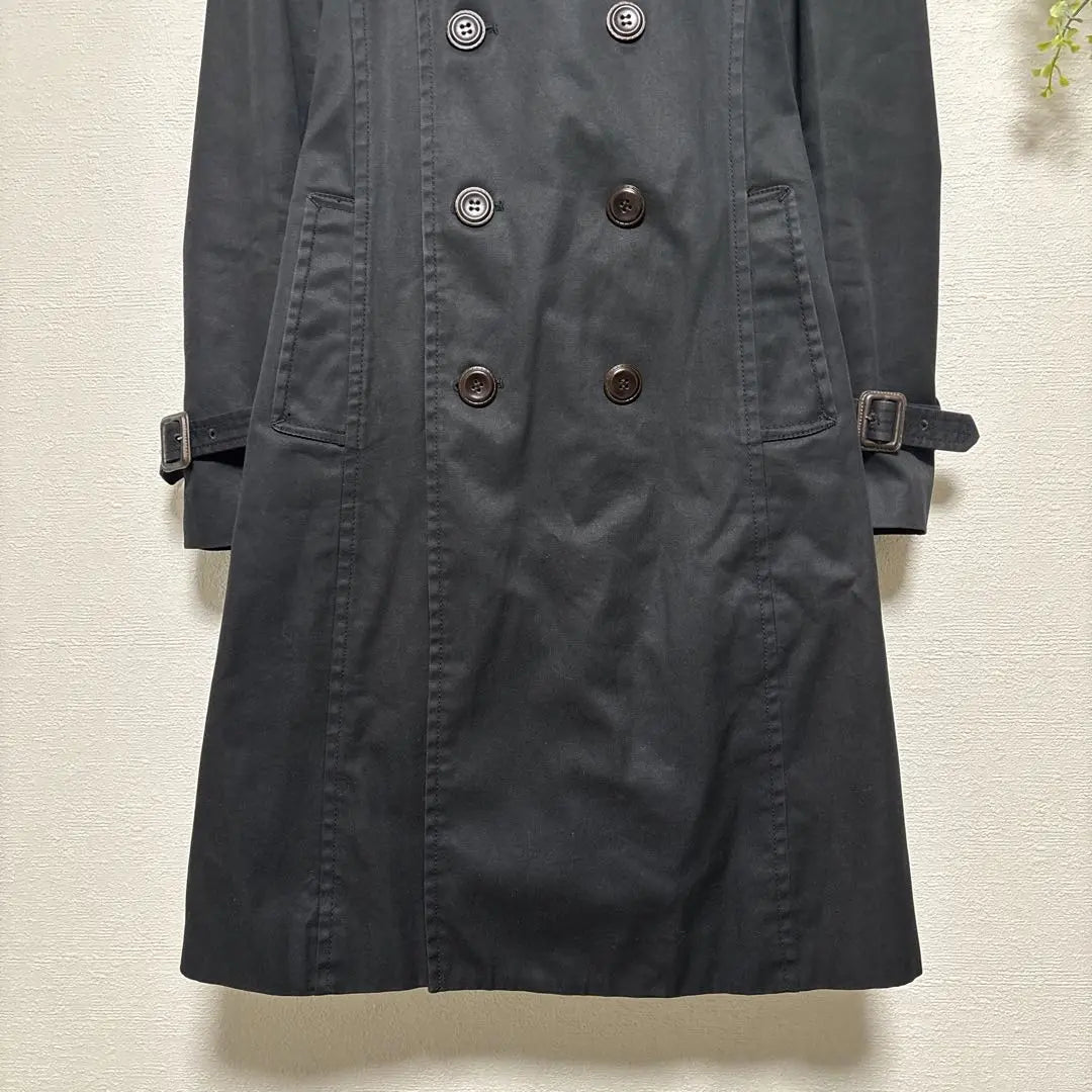 Lope Gabardina Picnic Abrigo Primavera Negro 38 | ロペピクニック トレンチコート ブラック 38