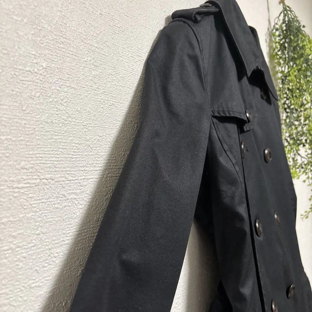 Lope Picnic Trench Coat Spring Coat Black 38