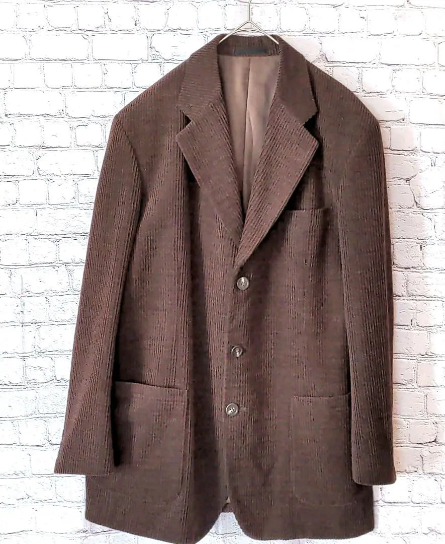 ★ One item ★ Durban Corduroy Jacket Brown Vigikaji LL