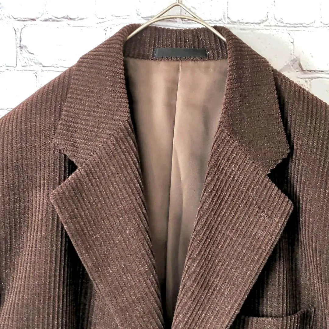 ★ One item ★ Durban Corduroy Jacket Brown Vigikaji LL