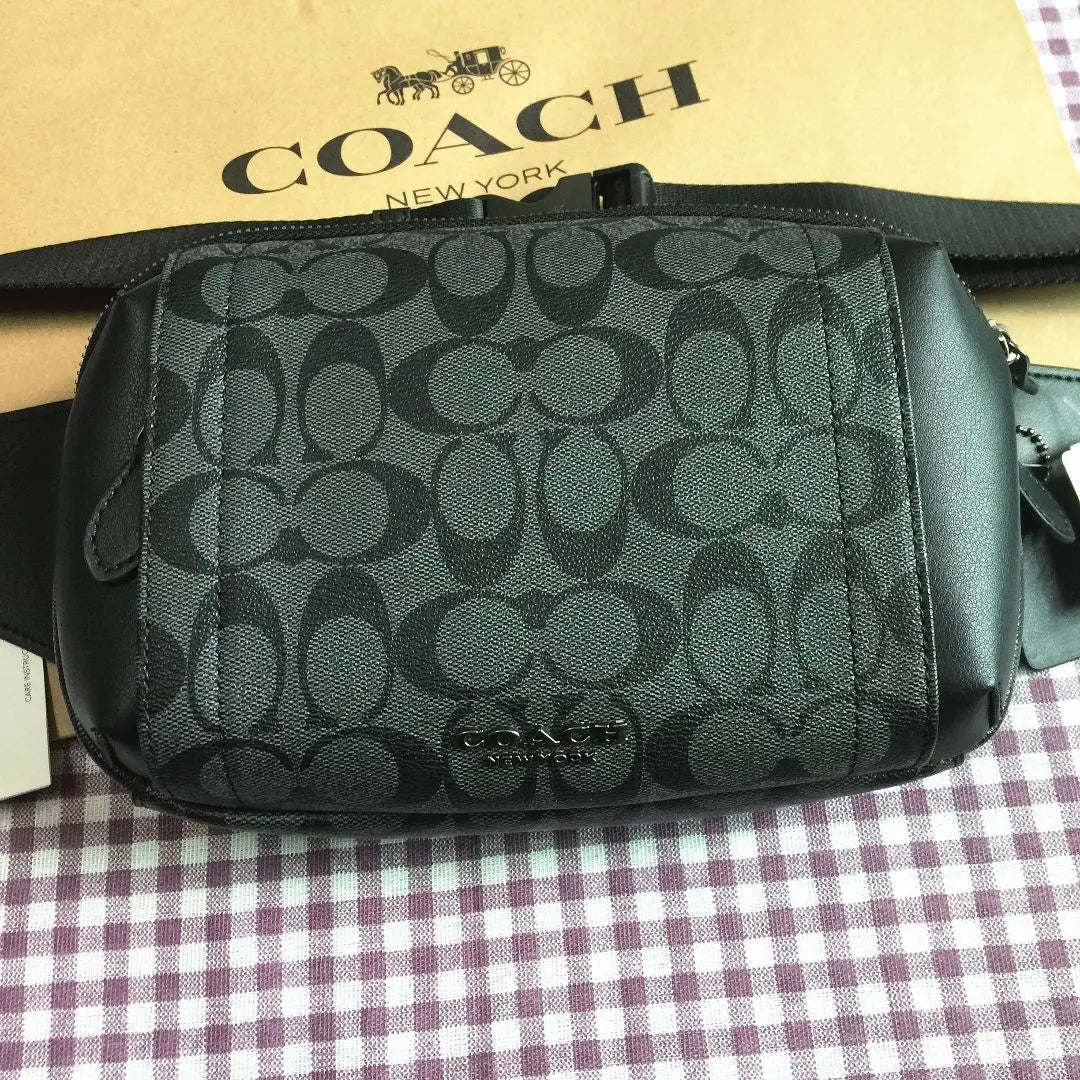 <COACH> Coach Bag Belt Bag 38749 Men's Body Bag