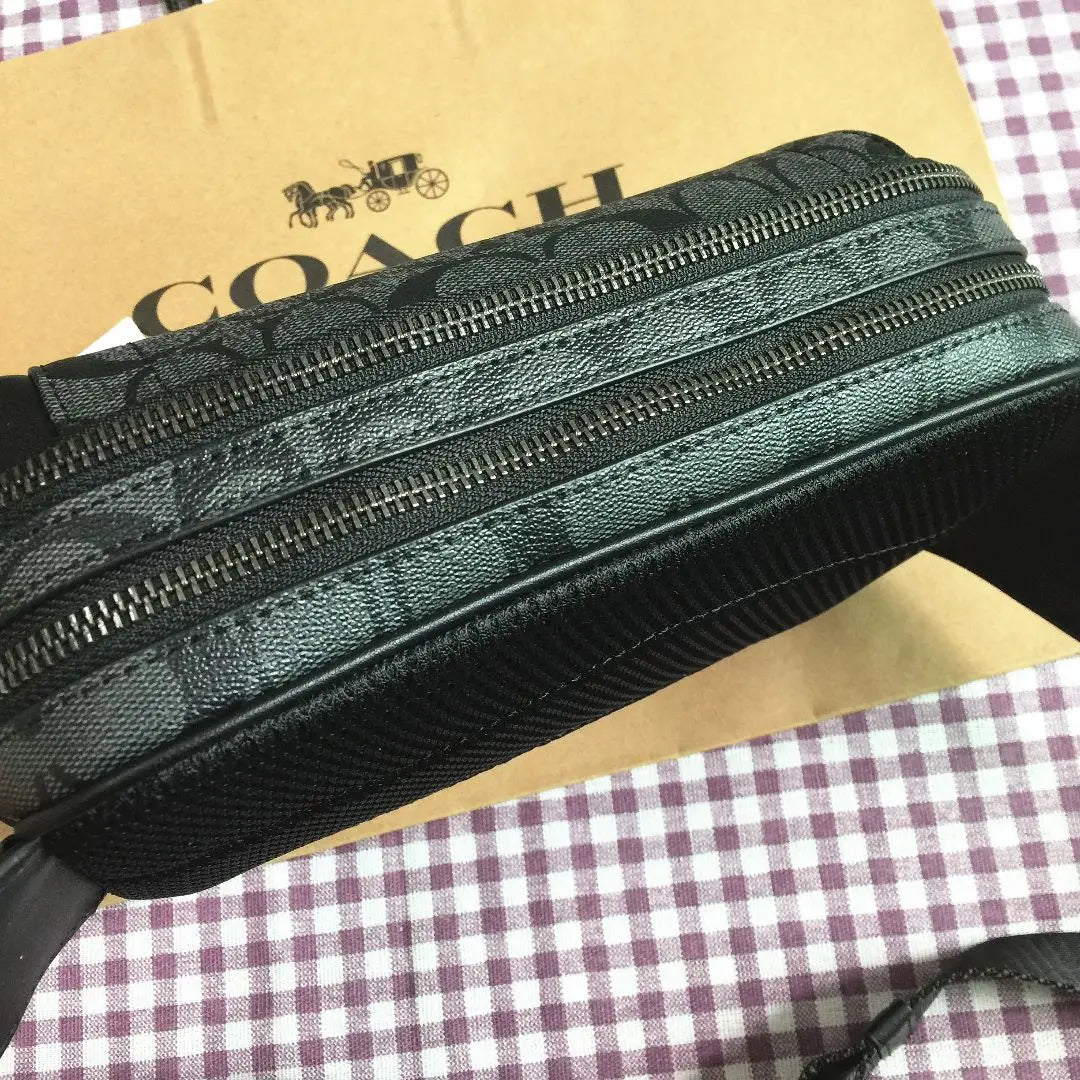 <COACH> Coach Bag Belt Bag 38749 Men's Body Bag