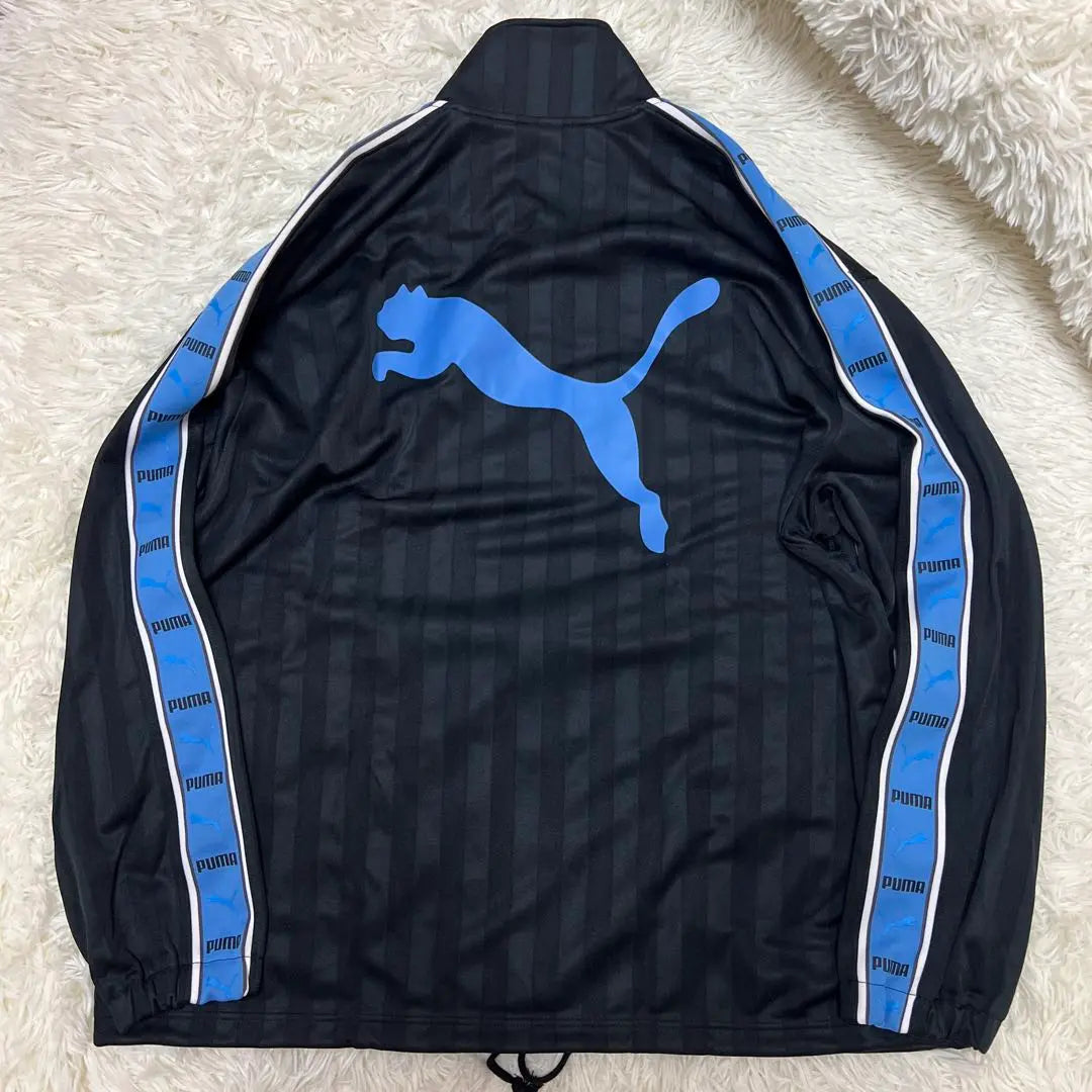 [Rare] PUMA Embroidered Logo Side Print Track Jacket XL