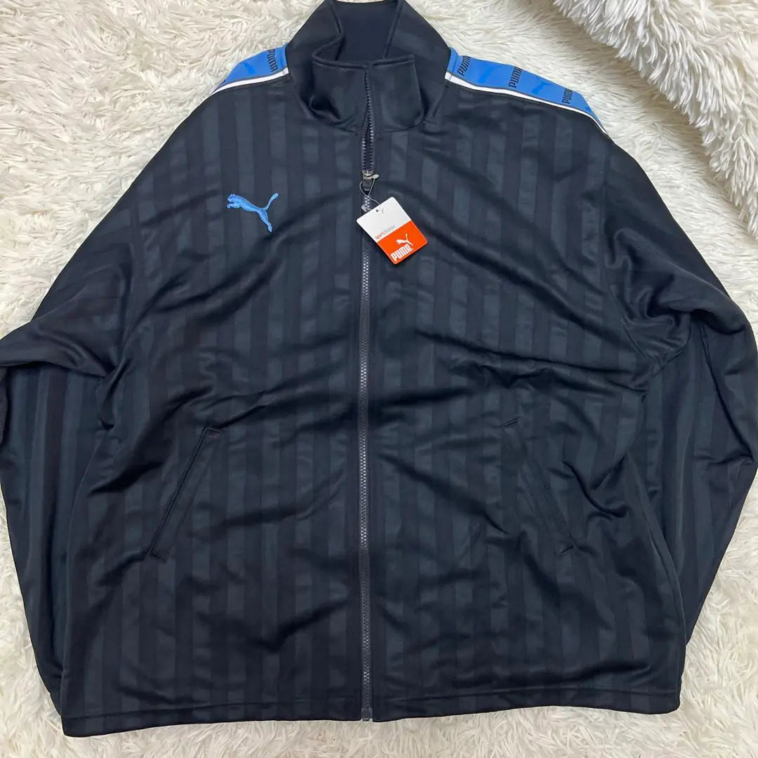 [Rare] PUMA Embroidered Logo Side Print Track Jacket XL