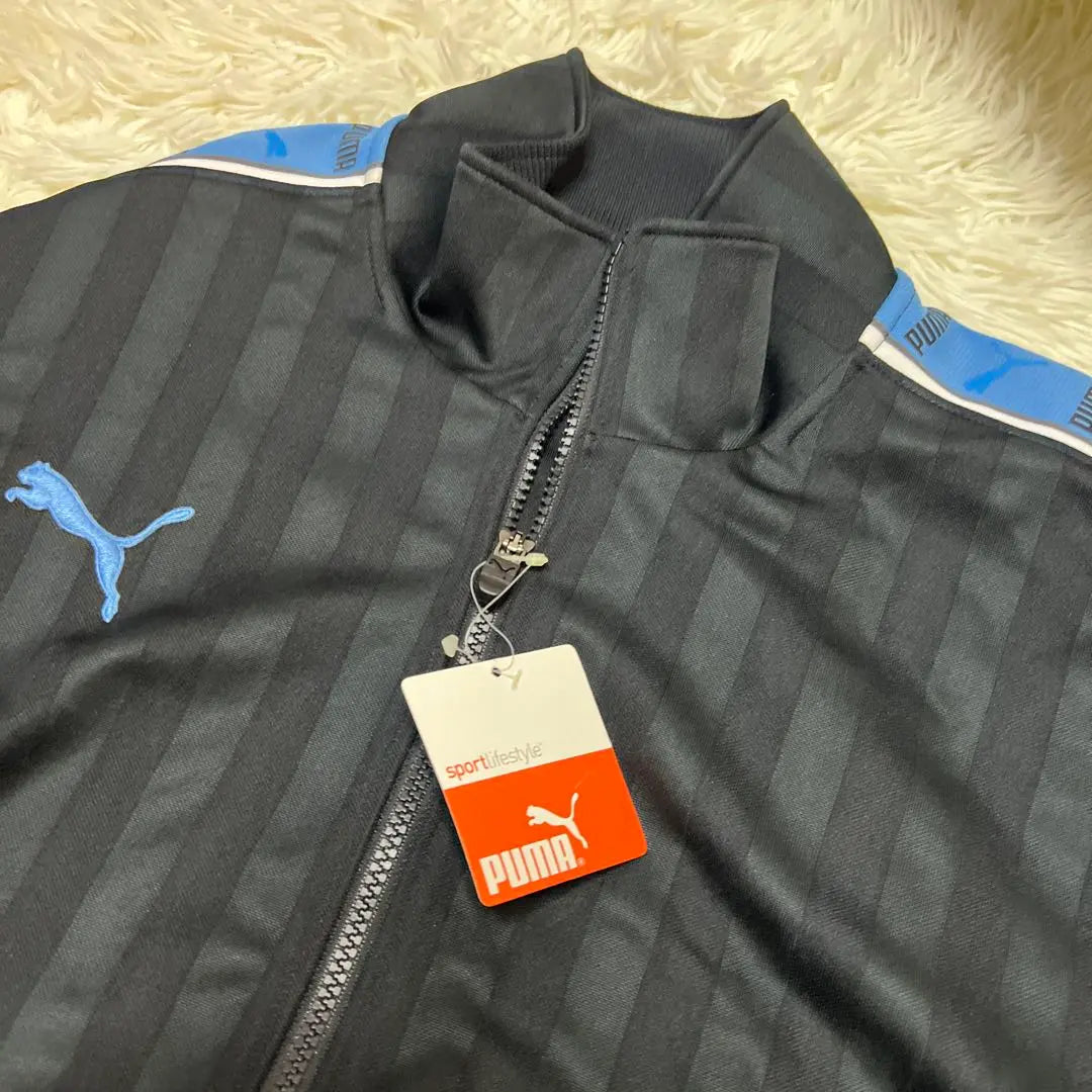 [Rare] PUMA Embroidered Logo Side Print Track Jacket XL