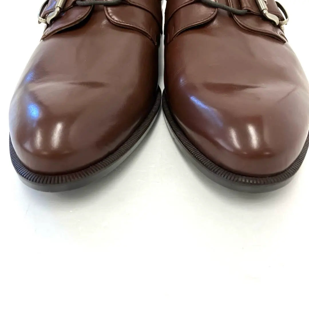 Vintage☆GIANNI VERSACE☆Leather shoes☆Leather☆Brown