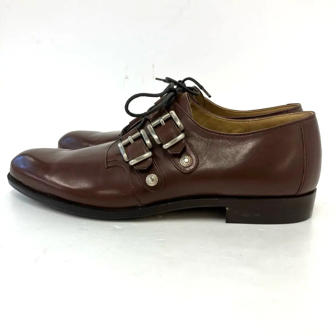 Vintage☆GIANNI VERSACE☆Leather shoes☆Leather☆Brown