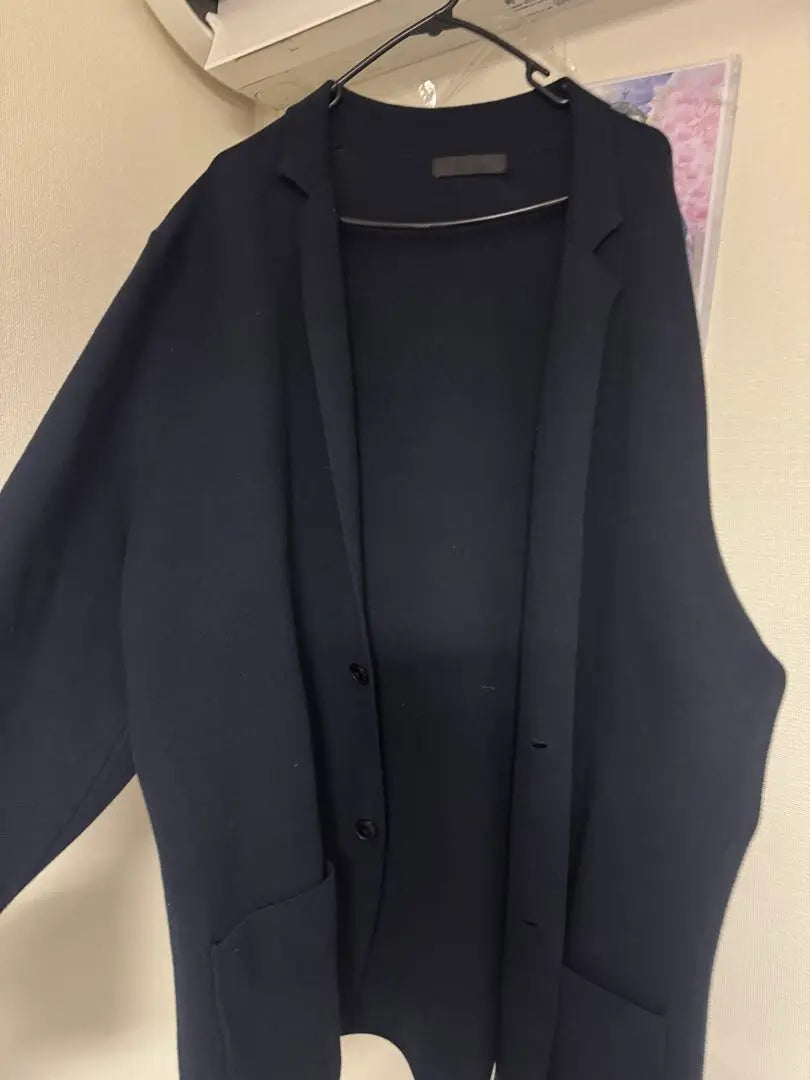 Navy 4XL Cardigan Uniqlo