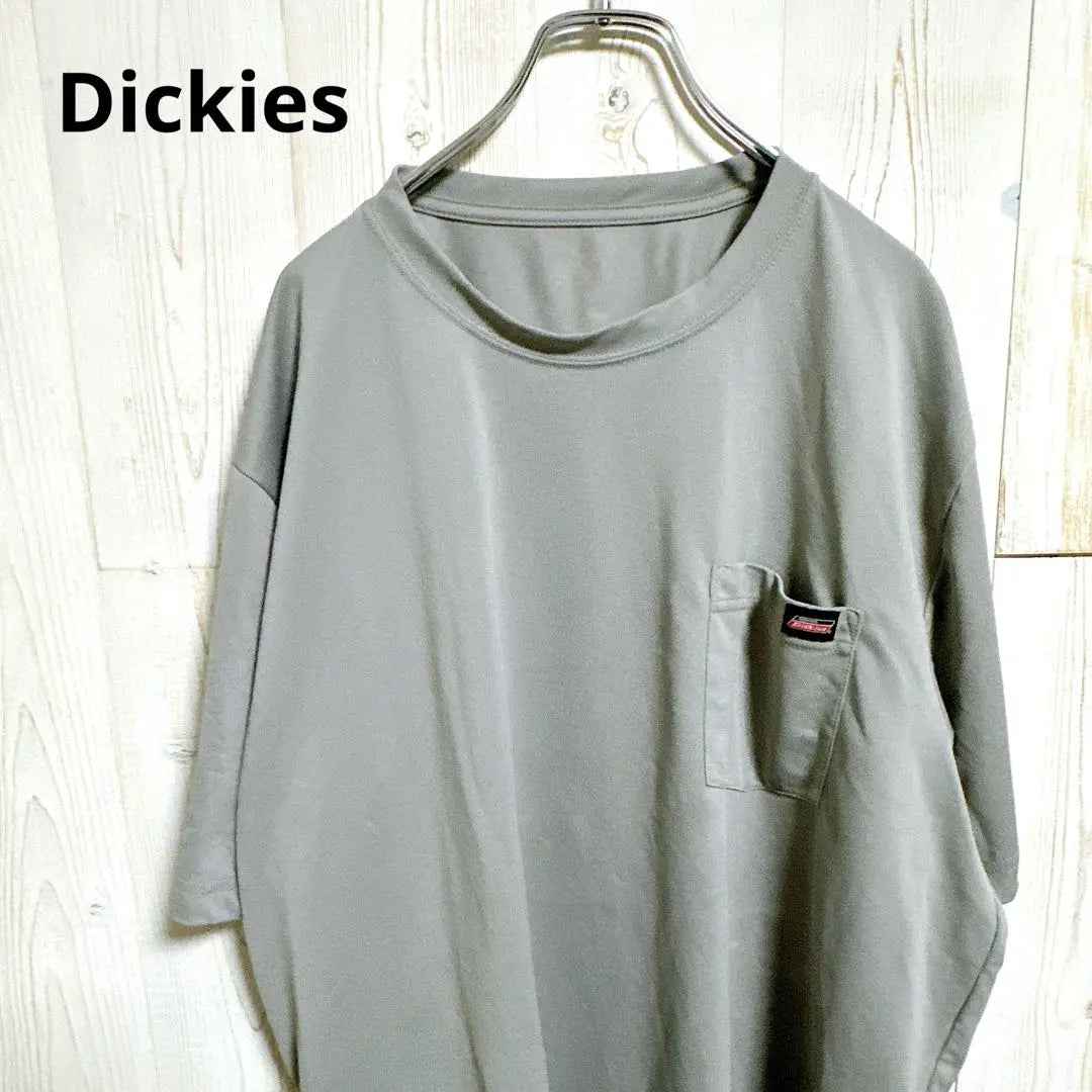 Dickies 2XL Gray T-shirt with pockets, polyester